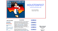 Desktop Screenshot of houstonfest.org