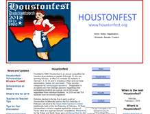 Tablet Screenshot of houstonfest.org
